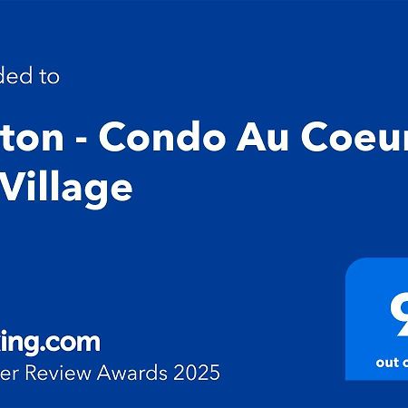 Sutton - Condo Au Coeur Du Village Exterior foto